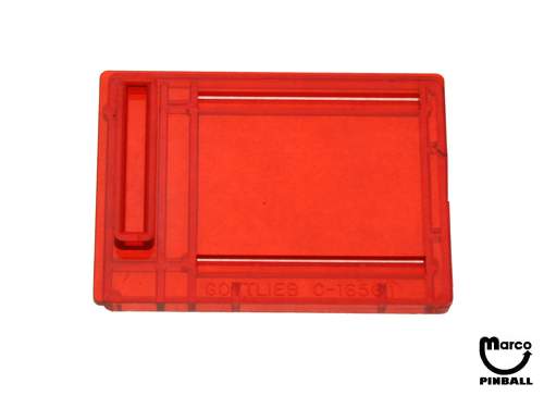 C-16561 - Coin entry plate - Gottlieb® red blank - Marco