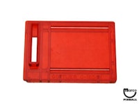 Coin entry plate - Gottlieb&reg; red USA 5&cent;