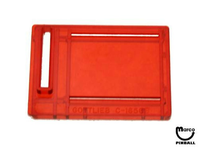 Coin entry plate Gottlieb red USA $1