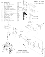 Flipper assembly - Gottlieb&reg; left