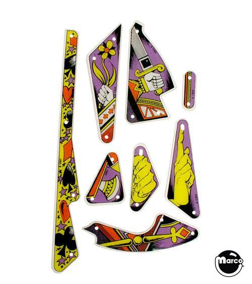 C-17618 - JOKER POKER (Gottlieb) Plastic set - Marco Specialties