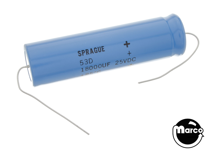 Capacitor 18000 uF 25v axial 125-5004-00