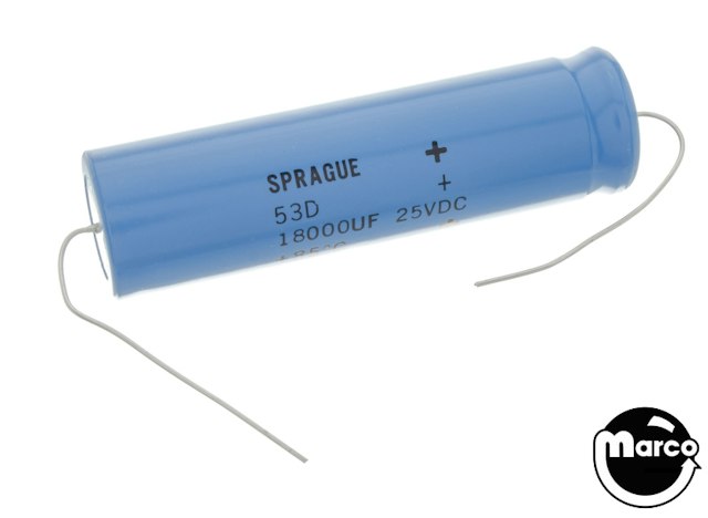 Capacitor 18000 uF 25v axial 125-5004-00