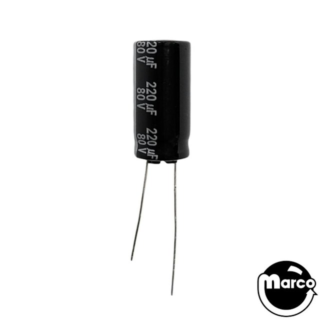 Capacitor 220uF 80V radial