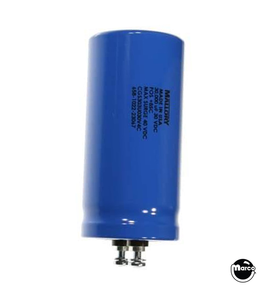 Capacitor 30000uF 30V radial screw term