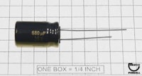Capacitor 330 uF 35v radial
