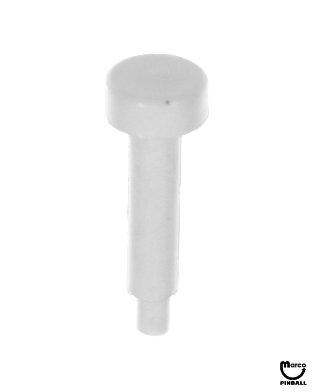 Rollover button 5/16 inch diameter white USE C-587-6
