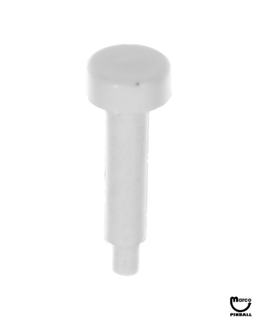 Rollover button 5/16 inch diameter white USE C-587-6