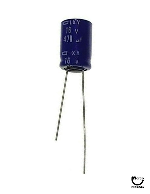Capacitor 470uF 16V radial