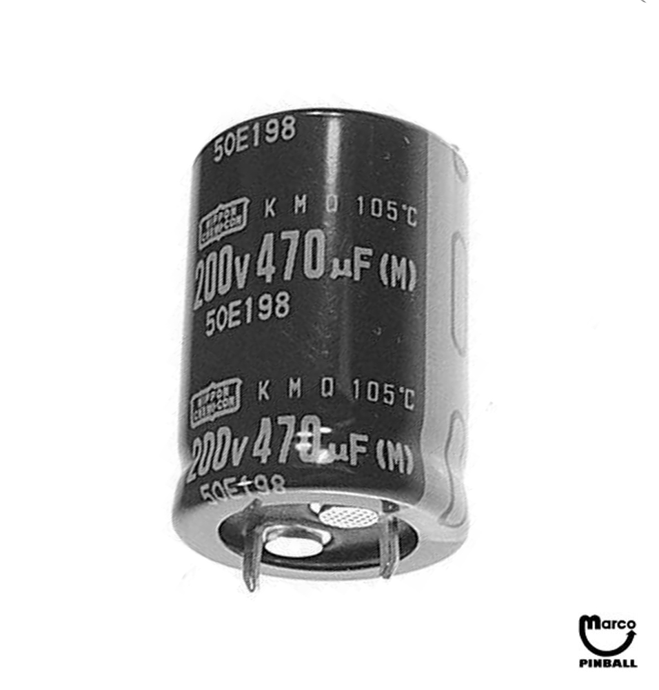 Capacitor 470 uF 200v radial