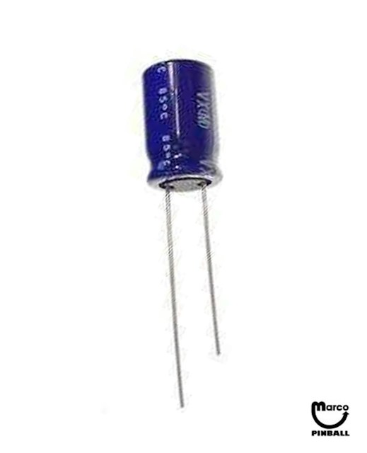 Capacitor 470uF 25V radial XO-220 125-5012-00