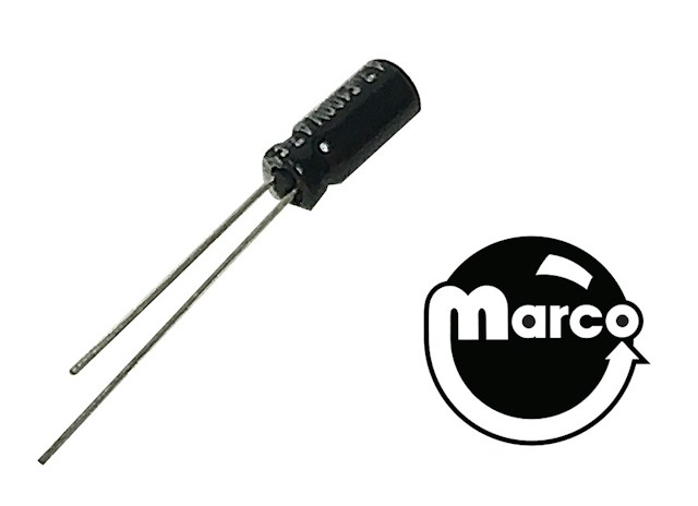 Capacitor 4.7 uF 100v radial