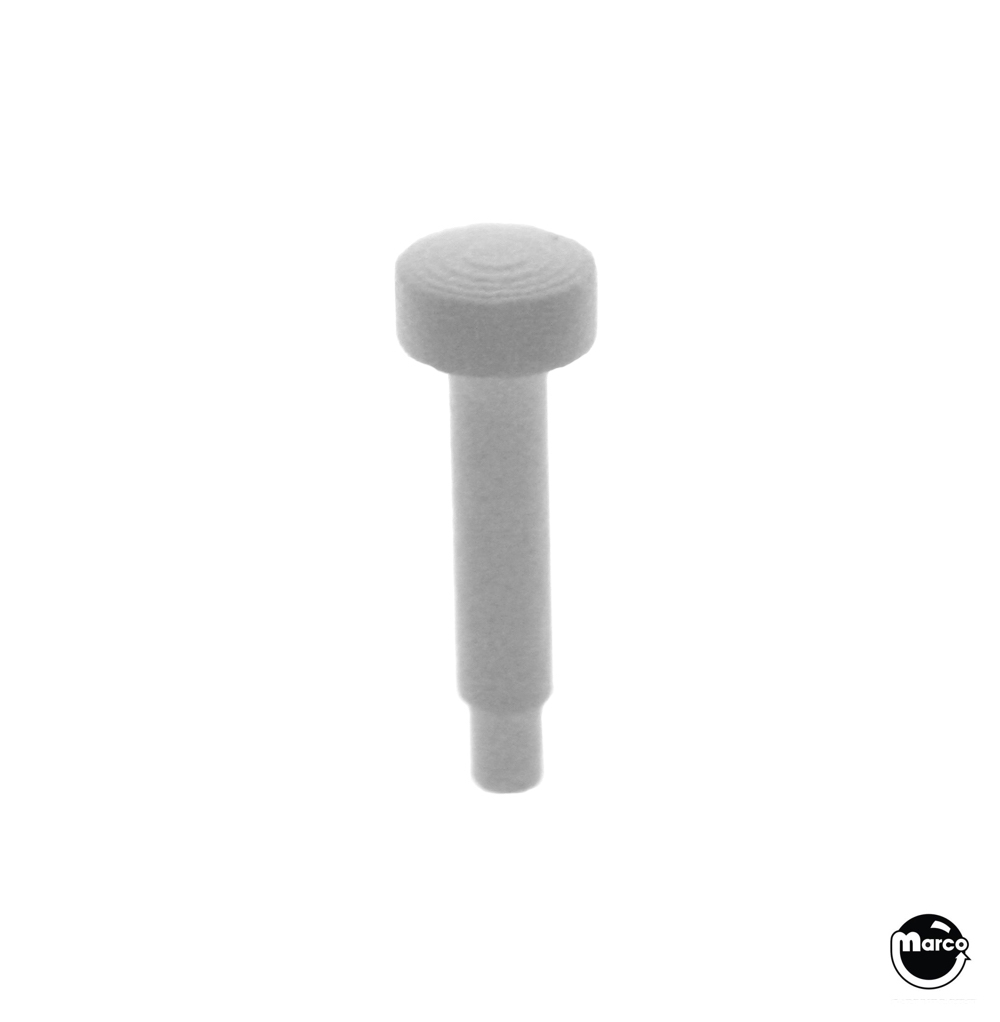 Rollover button 5/16 inch diameter white