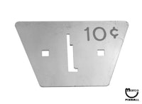 Coin entry plate - Gottlieb&reg; EM USA 10&cent;