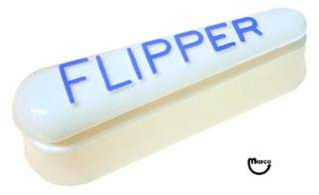 Flipper cap - blue 'Flipper' ink left