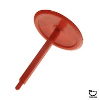 Mushroom bumper target 1-3/8 inch red "1000" gold