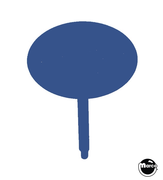 Mushroom bumper target 1-3/8 inch blue