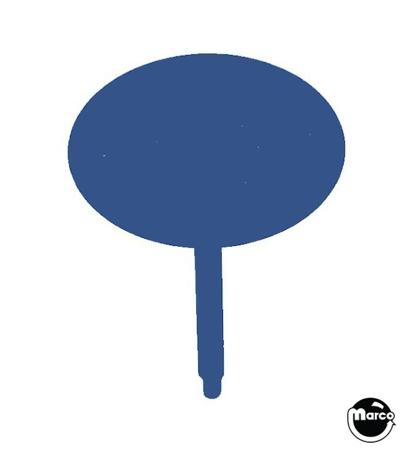 Mushroom bumper target 1-3/8 inch blue