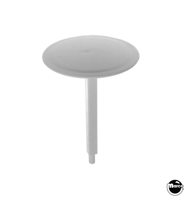 Mushroom bumper target 1-3/8 inch white