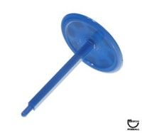 Mushroom bumper target 1-3/8 inch blue "1000" gold