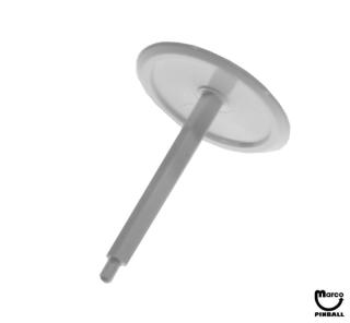 Mushroom bumper target 1-3/8 inch white