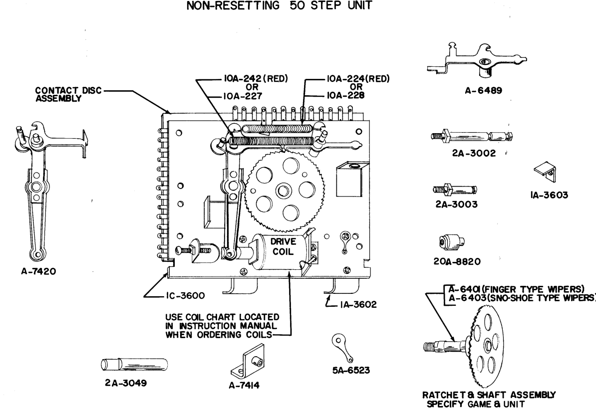 Step unit Williams 50 non-resetting