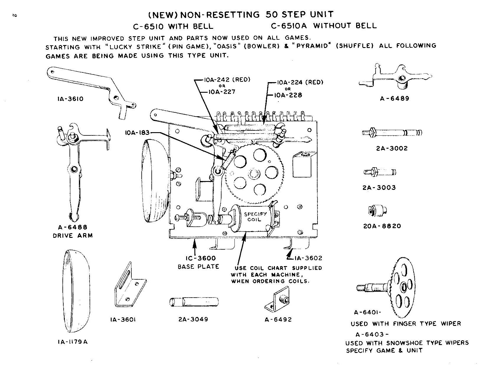 Step unit - non resetting 50 Step Unit