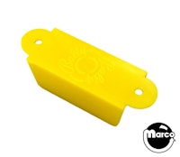 Lane guide - Bally logo 2-3/4 inch yellow double