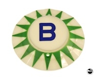 Pop bumper cap - letter "B" G/BL