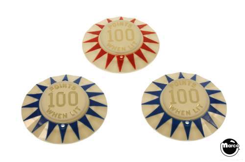 MARINER (Bally) Pop bumper cap set