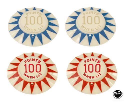 TIME ZONE (Bally) Pop bumper cap set PCS1793