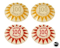 LITTLE JOE (Bally) Pop bumper cap set