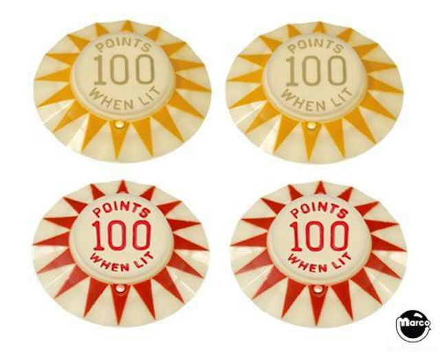 NIP IT (Bally) Pop bumper cap set PCS1505