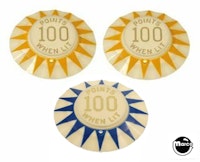 FIREBALL (Bally 1972) Pop bumper cap set