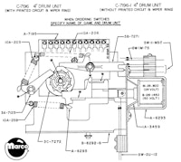 Score reel assembly Williams 4 inch
