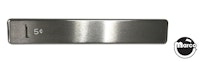 Coin entrance plate Gottlieb 5&cent; slot