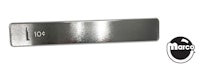 Coin entrance plate Gottlieb 10&cent; slot