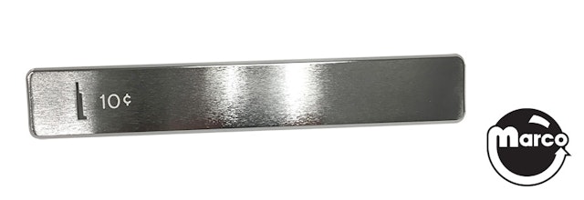 Coin entrance plate Gottlieb 10¢ slot
