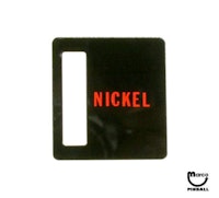 Price plate (Bally) Nickel