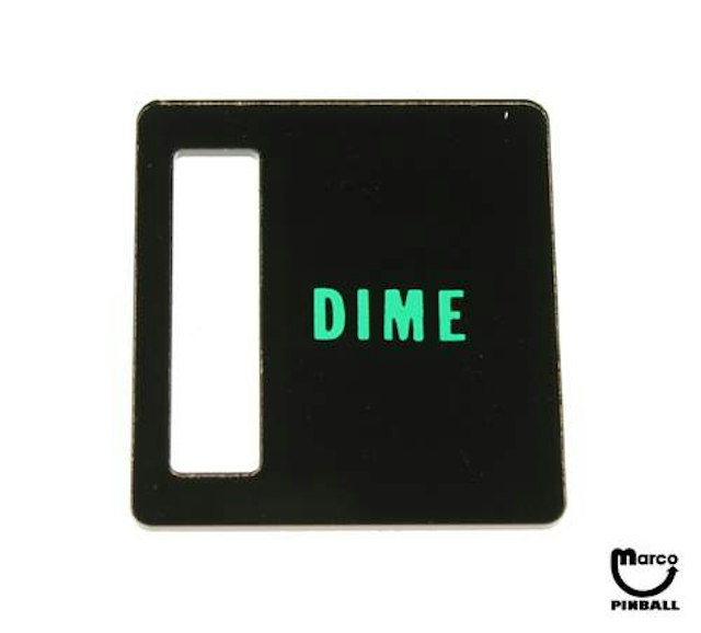 Price plate Bally Dime