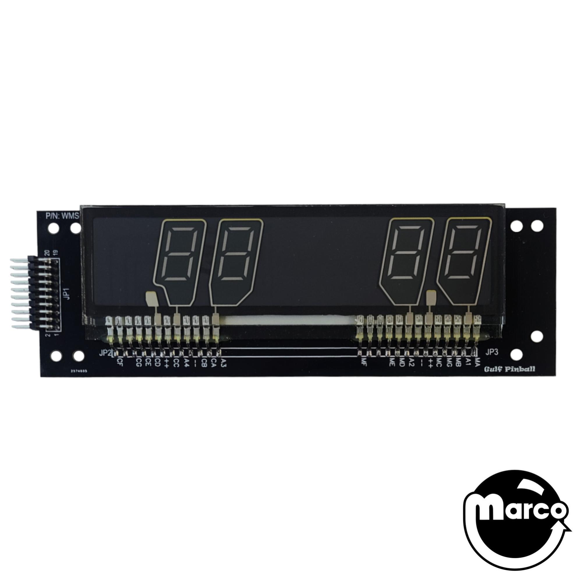 Williams 4 Digit Credit Ball Display