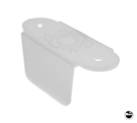 Lane guide Bally logo 2-1/8" white single