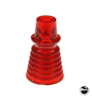 Post 1-1/8 inch concentric fin RED- tall