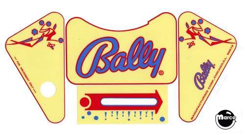SUPERSONIC (Bally) Apron decal P-5871-53-D