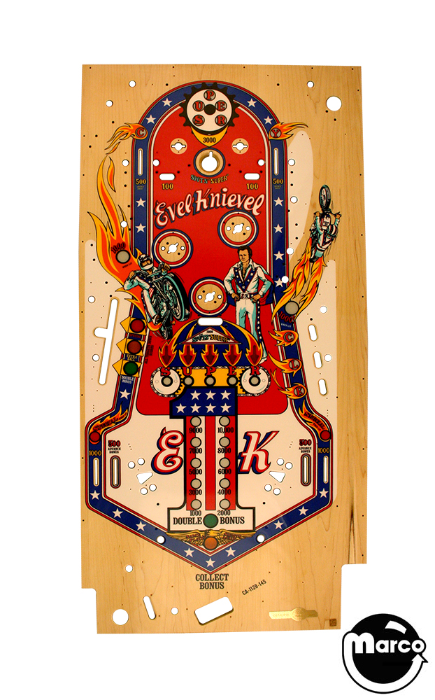 EVEL KNIEVEL (Bally) Playfield