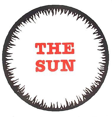 PINBOT (Williams) The Sun decal