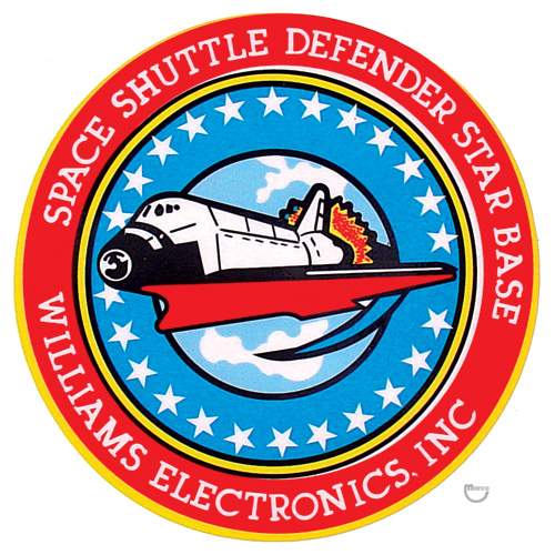 SPACE SHUTTLE (Williams) Playfield decal