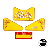 STRIKES & SPARES (Bally) Apron decal