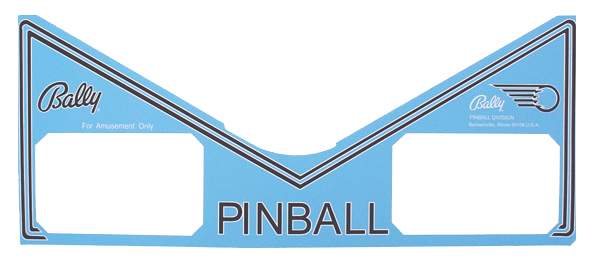SILVERBALL MANIA (Bally) Apron decals P-5871-72