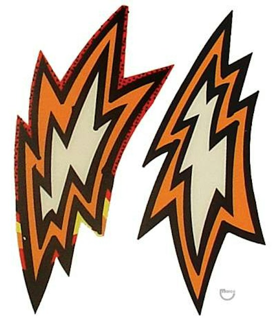 SCARED STIFF (Bally) Decal lightning